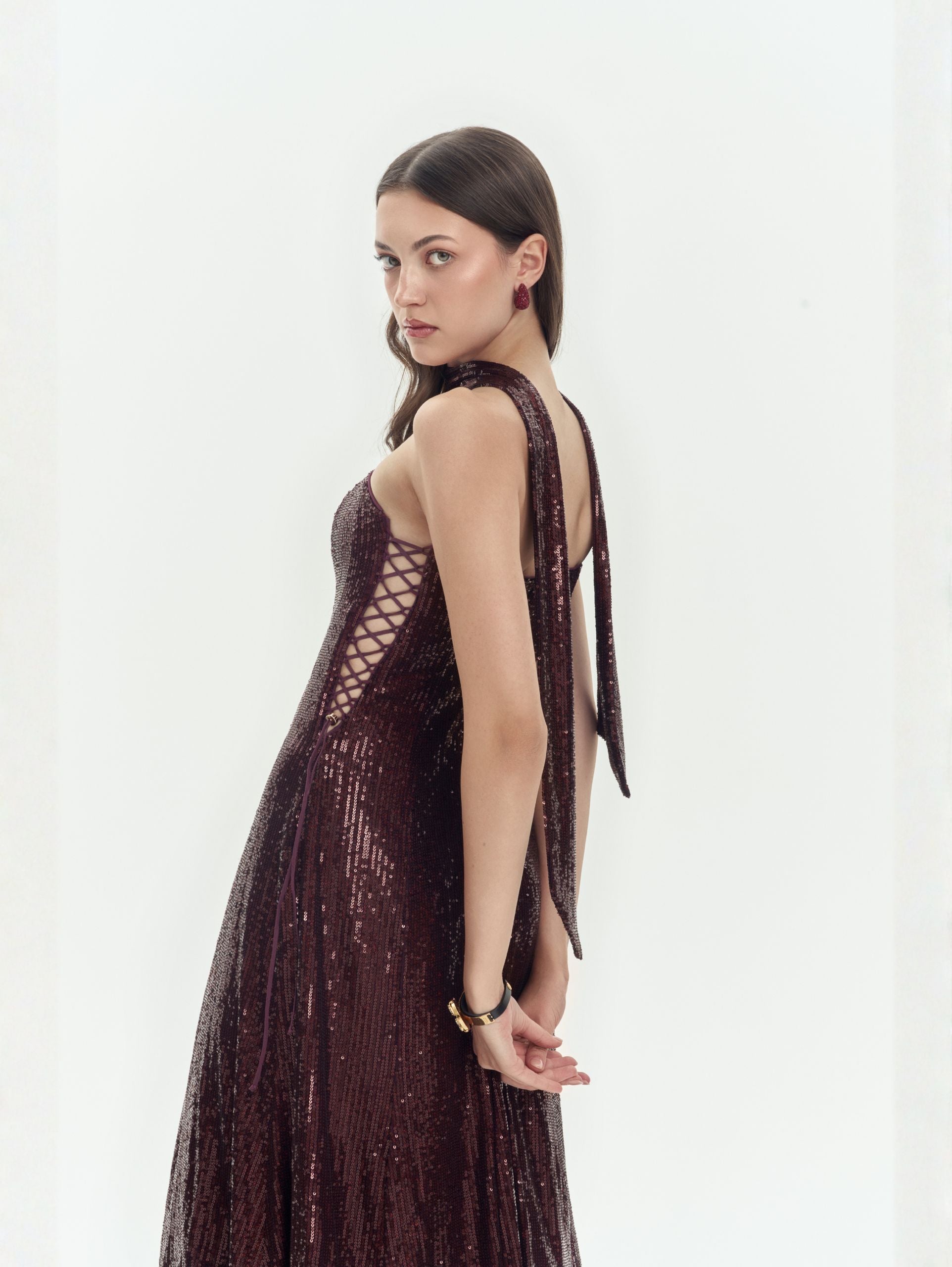 Long Dress Burgundy