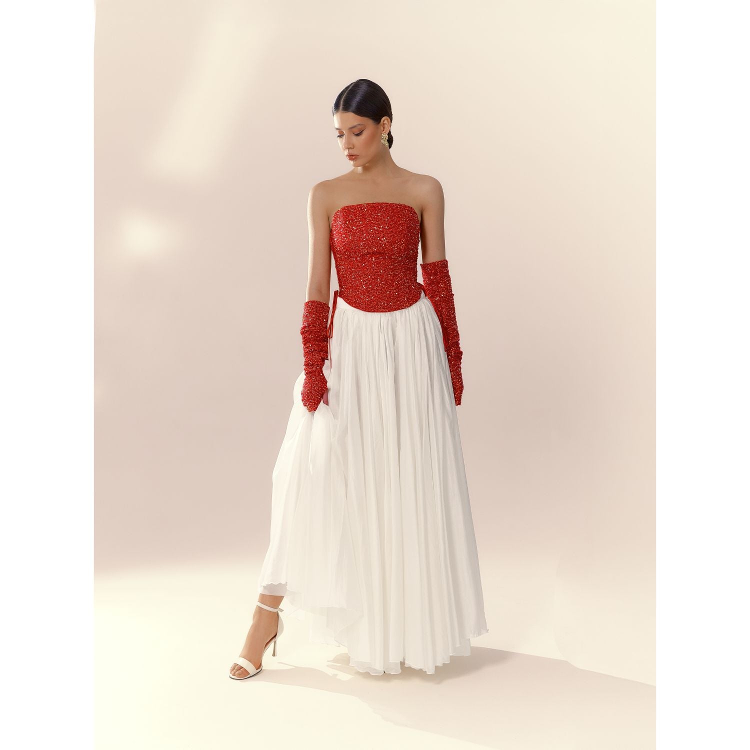 Корсет Riva Red Sequin