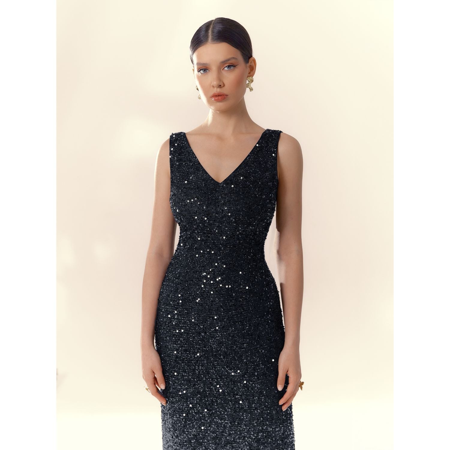 Nox Black Sequin Dress