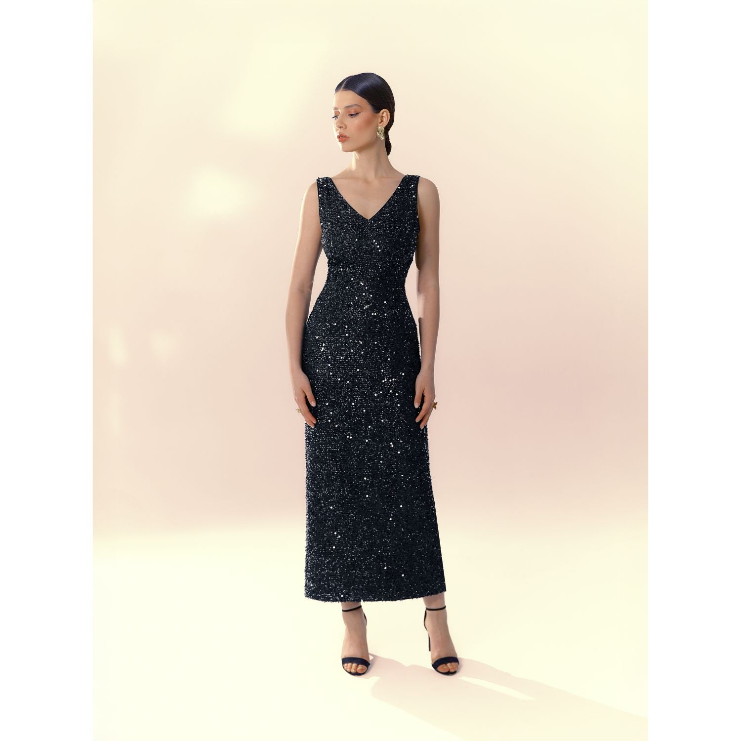 Nox Black Sequin Dress