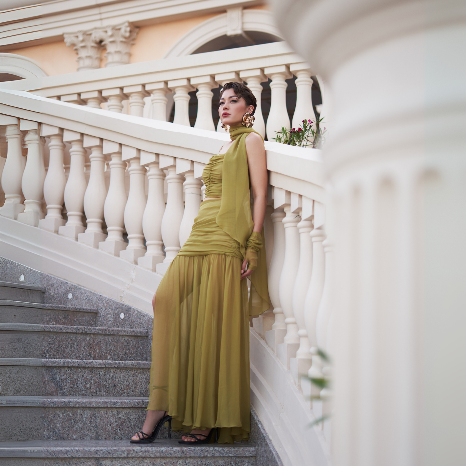Grace Rushed Skirt