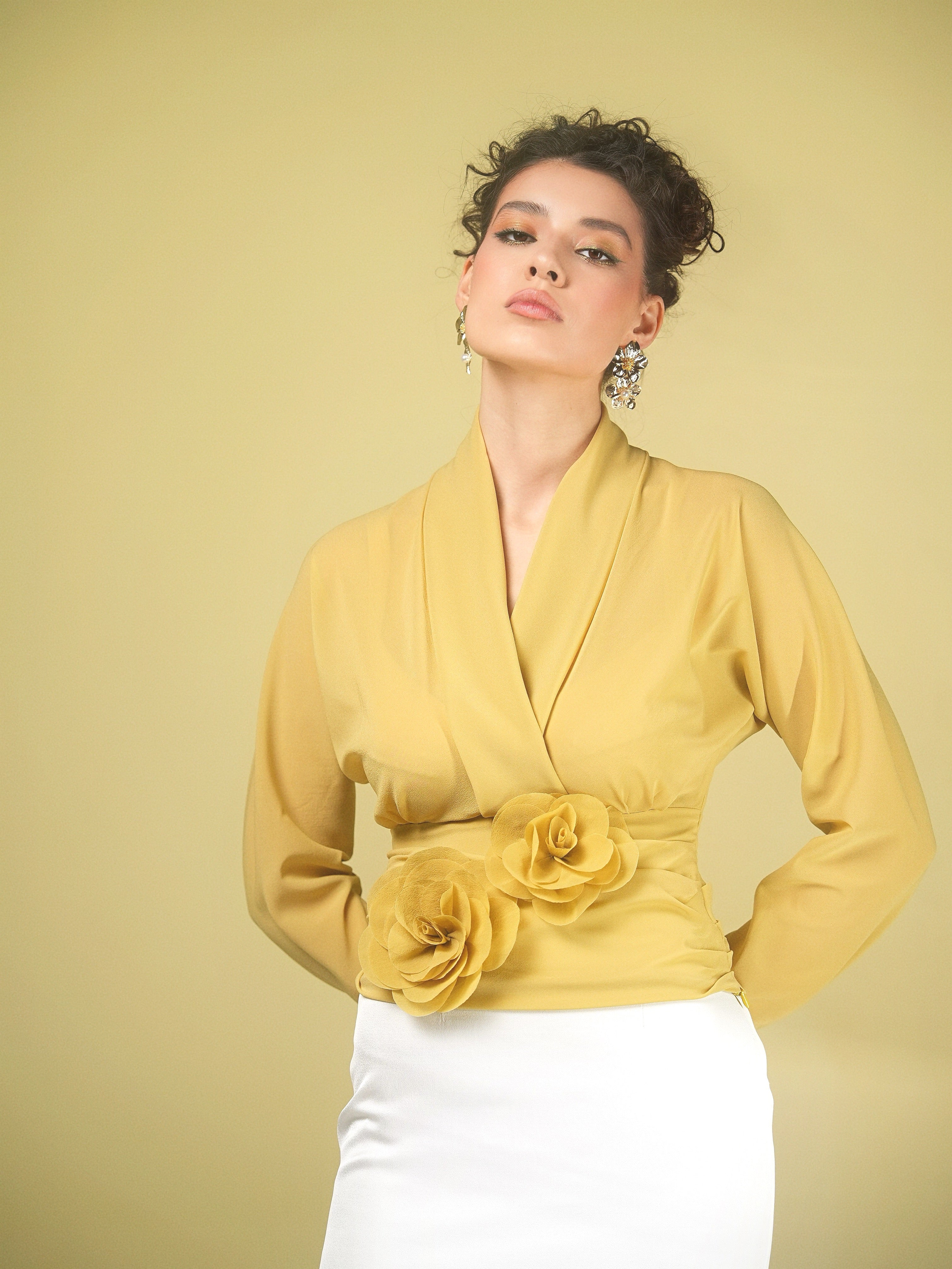 Solar Yellow Blouse
