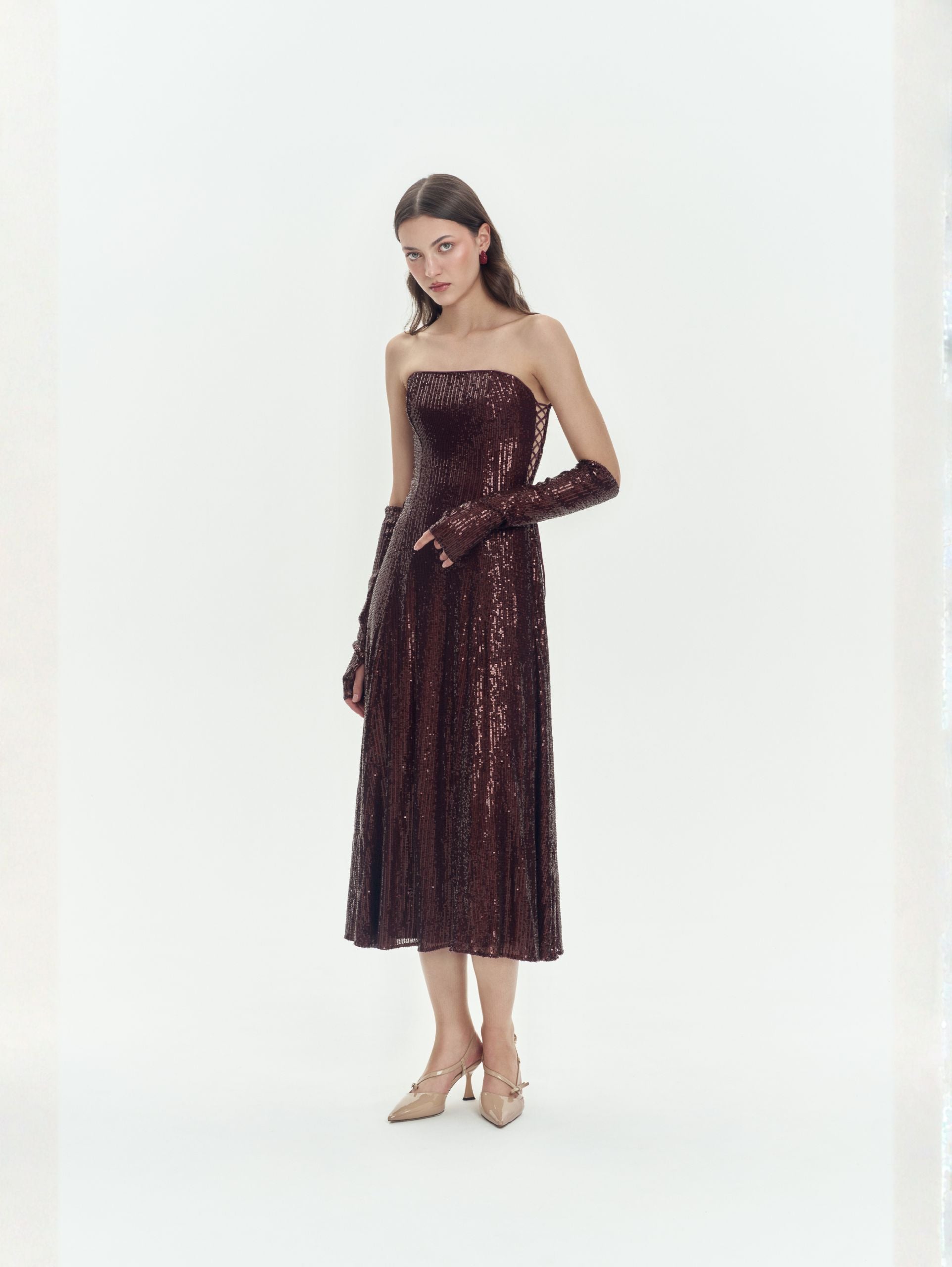 Long Dress Burgundy