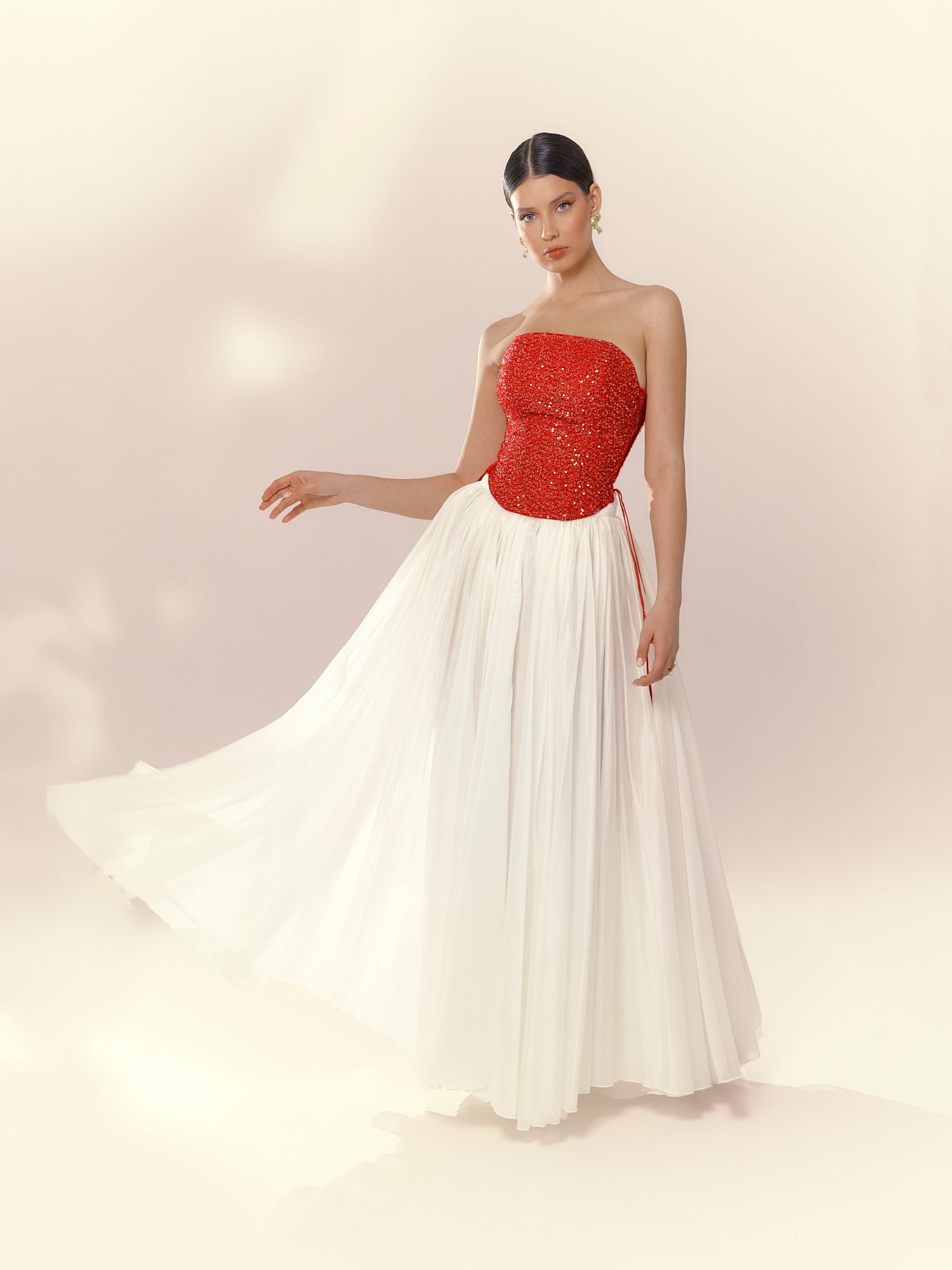 Long White Skirt
