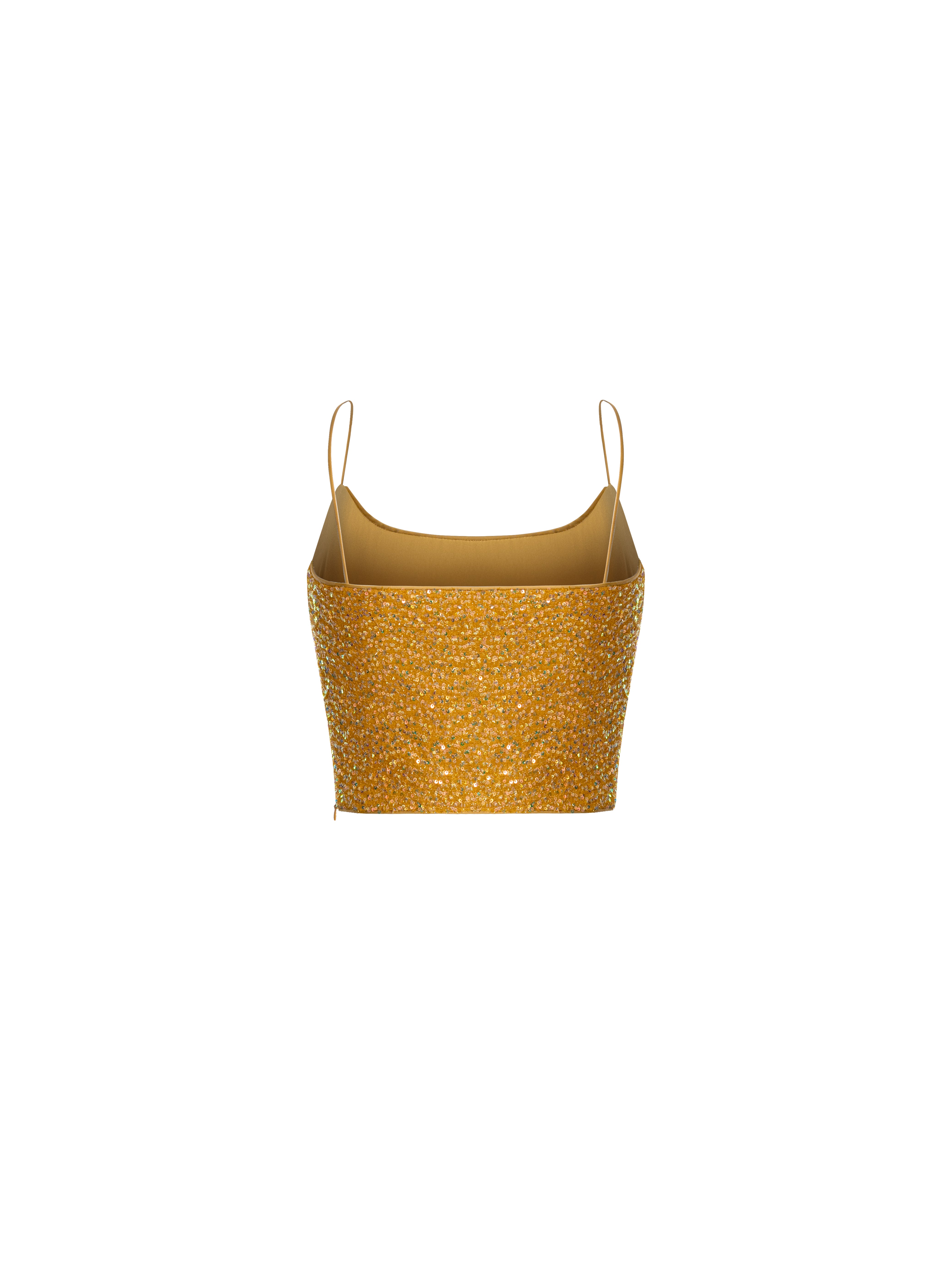 Lina Yellow Sequin Top