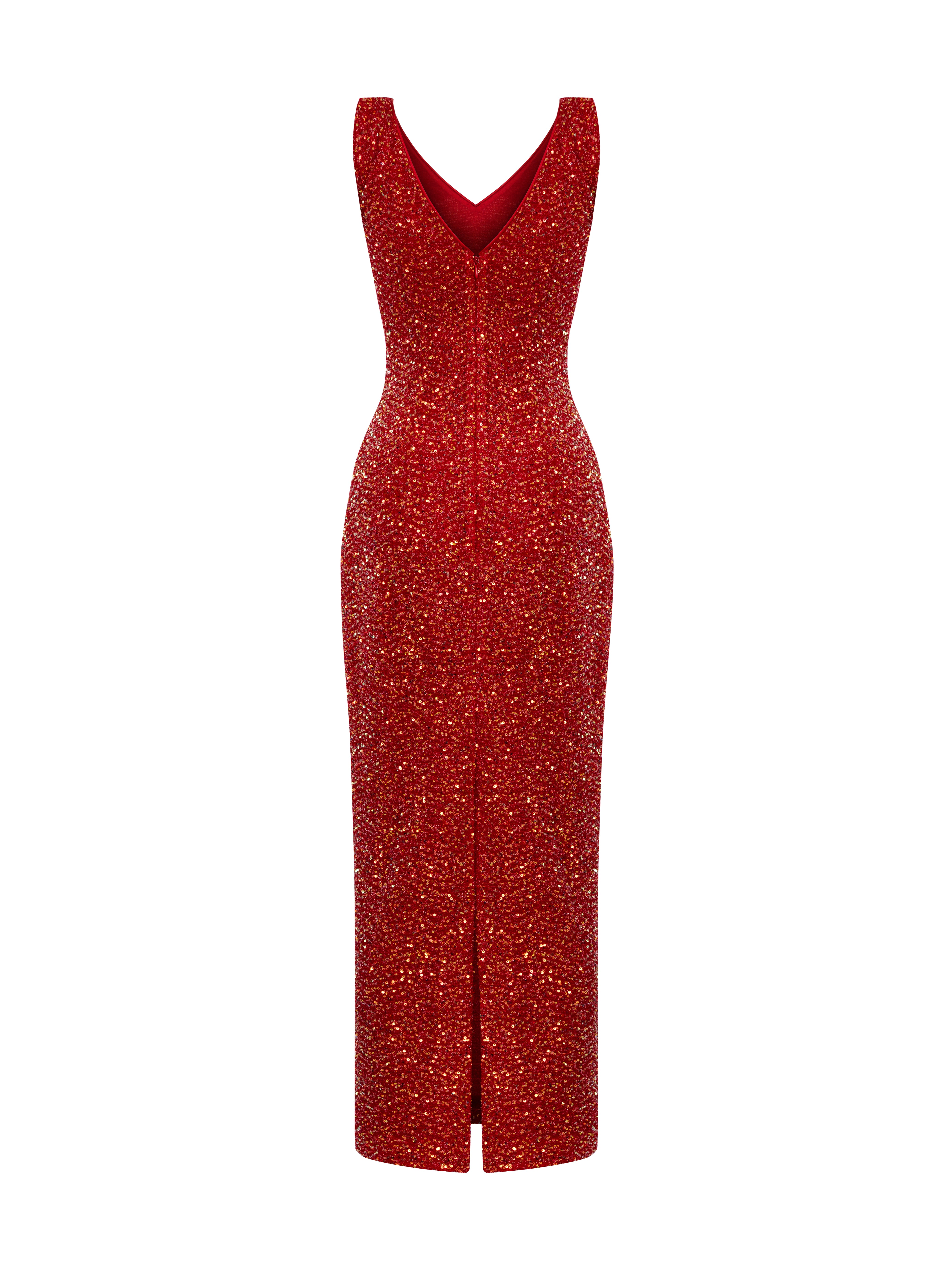 Riva Red Sequin Dress