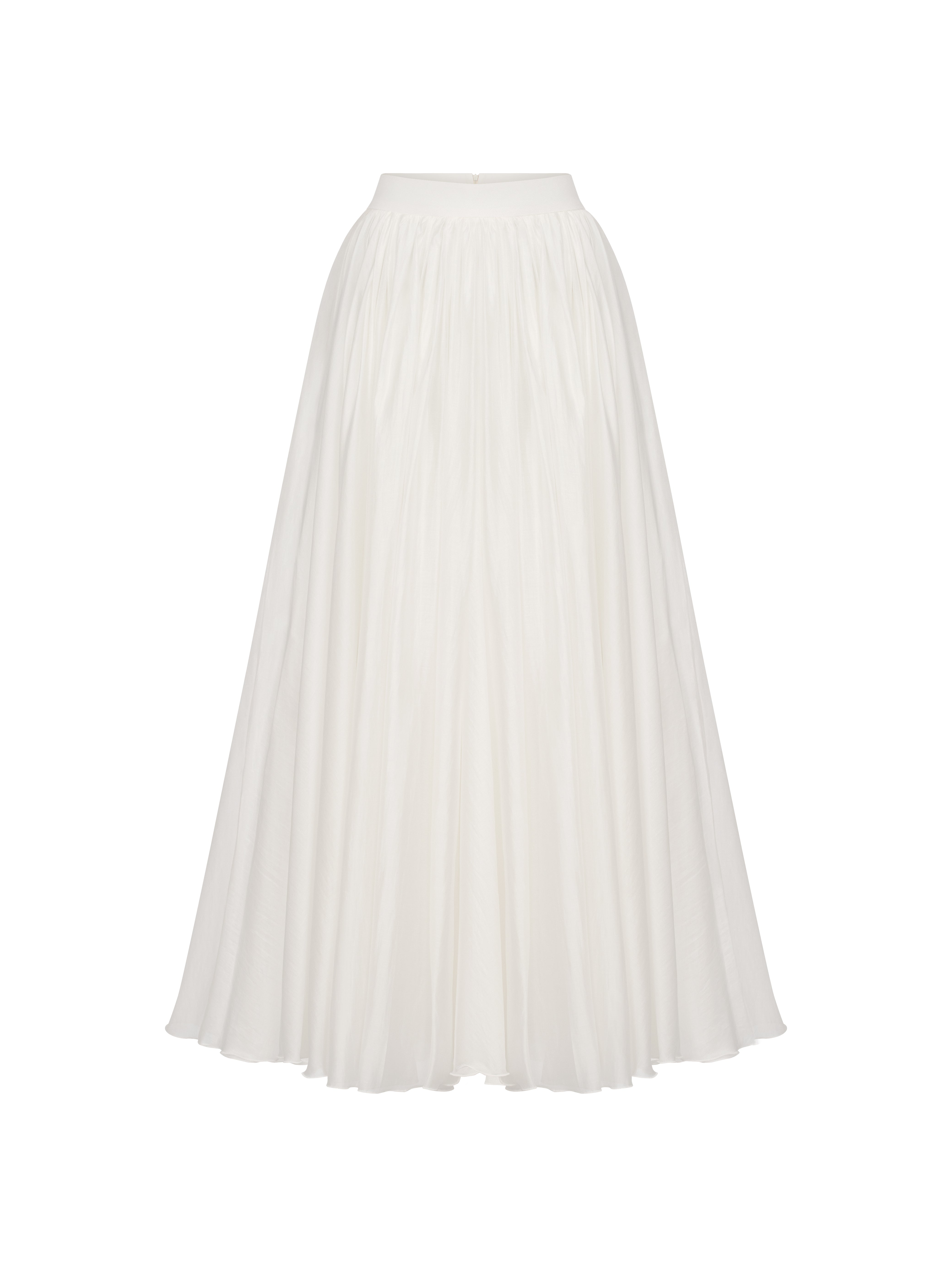 Long White Skirt