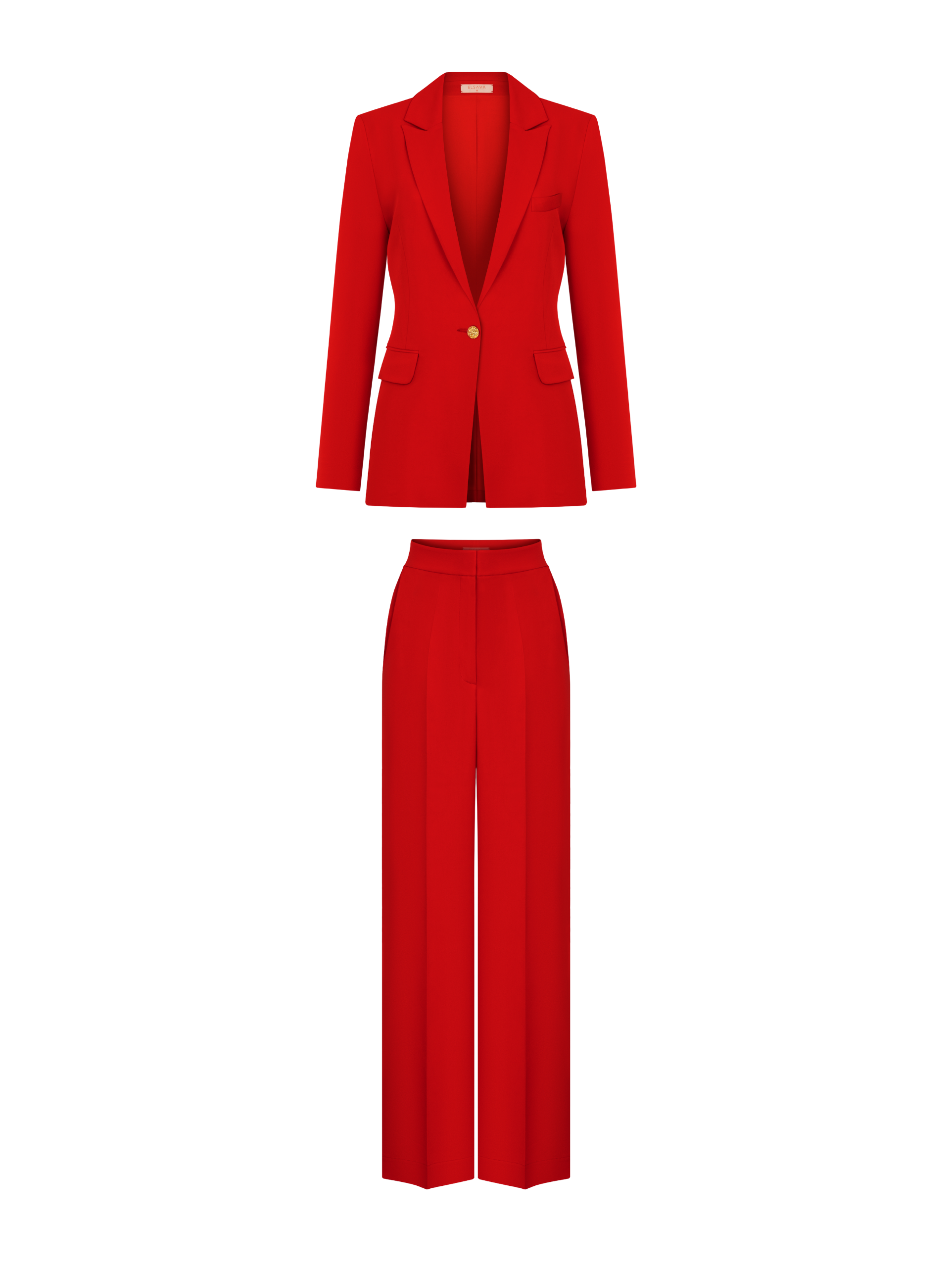 Red Icon Jacket and Trousers Co-ords